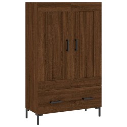 vidaXL Highboard Braun Eichen-Optik 69,5x31x115 cm Holzwerkstoff