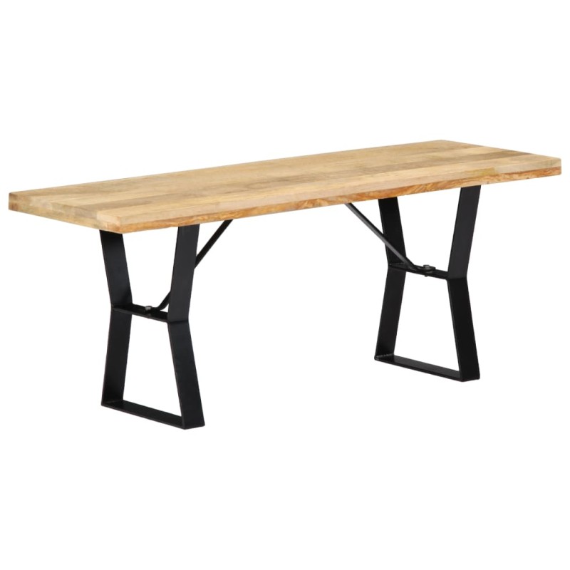 vidaXL Sitzbank 110 cm Massivholz Mango vidaXL Sitzbank 110 cm Massivholz Mango
