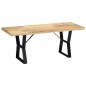 vidaXL Sitzbank 110 cm Massivholz Mango vidaXL Sitzbank 110 cm Massivholz Mango