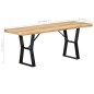 vidaXL Sitzbank 110 cm Massivholz Mango vidaXL Sitzbank 110 cm Massivholz Mango