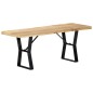 vidaXL Sitzbank 110 cm Massivholz Mango vidaXL Sitzbank 110 cm Massivholz Mango