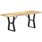 vidaXL Sitzbank 110 cm Massivholz Mango vidaXL Sitzbank 110 cm Massivholz Mango
