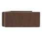 vidaXL Kofferraum-Hundebett Braun 70x45 cm Leinenoptik vidaXL Kofferraum-Hundebett Braun 70x45 cm Leinenoptik
