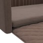 vidaXL Kofferraum-Hundebett Braun 70x45 cm Leinenoptik vidaXL Kofferraum-Hundebett Braun 70x45 cm Leinenoptik