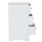 Nachttisch MDF und Kiefernholz 35 x 32 x 59 cm Nachttisch MDF und Kiefernholz 35 x 32 x 59 cm