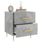 vidaXL Nachttisch Betongrau 40x35x47,5 cm Holzwerkstoff vidaXL Nachttisch Betongrau 40x35x47,5 cm Holzwerkstoff
