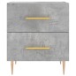 vidaXL Nachttisch Betongrau 40x35x47,5 cm Holzwerkstoff vidaXL Nachttisch Betongrau 40x35x47,5 cm Holzwerkstoff