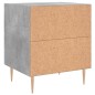 vidaXL Nachttisch Betongrau 40x35x47,5 cm Holzwerkstoff vidaXL Nachttisch Betongrau 40x35x47,5 cm Holzwerkstoff