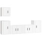 vidaXL 5-tlg. TV-Schrank-Set Hochglanz-Weiß Holzwerkstoff vidaXL 5-tlg. TV-Schrank-Set Hochglanz-Weiß Holzwerkstoff