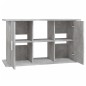 vidaXL Aquariumständer Betongrau 101x41x58 cm Holzwerkstoff vidaXL Aquariumständer Betongrau 101x41x58 cm Holzwerkstoff