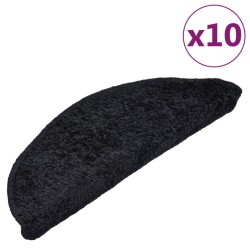 vidaXL Stufenmatten 10 Stk. 65x21x4 cm Schwarz