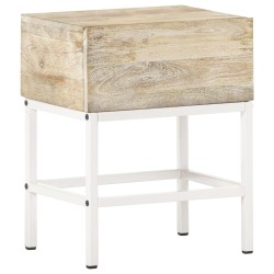 vidaXL Nachttisch 40x30x50 cm Mango Massivholz 