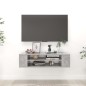vidaXL TV-Hängeschrank Betongrau 100x30x26,5 cm Holzwerkstoff vidaXL TV-Hängeschrank Betongrau 100x30x26,5 cm Holzwerkstoff