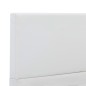 Bettgestell Weiß Kunstleder 140x200 cm Bettgestell Weiß Kunstleder 140x200 cm