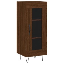 vidaXL Sideboard Braun Eichen-Optik 34,5x34x90 cm Holzwerkstoff
