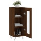 vidaXL Sideboard Braun Eichen-Optik 34,5x34x90 cm Holzwerkstoff vidaXL Sideboard Braun Eichen-Optik 34,5x34x90 cm Holzwerkstoff
