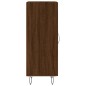 vidaXL Sideboard Braun Eichen-Optik 34,5x34x90 cm Holzwerkstoff vidaXL Sideboard Braun Eichen-Optik 34,5x34x90 cm Holzwerkstoff