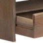 vidaXL Couchtisch Akazienholz Massiv Naturkanten 90x50x40 cm Grau vidaXL Couchtisch Akazienholz Massiv Naturkanten 90x50x40 cm Grau