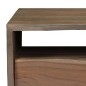 vidaXL Couchtisch Akazienholz Massiv Naturkanten 90x50x40 cm Grau vidaXL Couchtisch Akazienholz Massiv Naturkanten 90x50x40 cm Grau