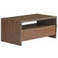 vidaXL Couchtisch Akazienholz Massiv Naturkanten 90x50x40 cm Grau vidaXL Couchtisch Akazienholz Massiv Naturkanten 90x50x40 cm Grau