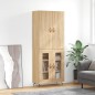 vidaXL Highboard Sonoma-Eiche 69,5x34x180 cm Holzwerkstoff vidaXL Highboard Sonoma-Eiche 69,5x34x180 cm Holzwerkstoff