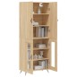 vidaXL Highboard Sonoma-Eiche 69,5x34x180 cm Holzwerkstoff vidaXL Highboard Sonoma-Eiche 69,5x34x180 cm Holzwerkstoff