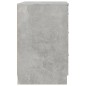 vidaXL Nachttisch Betongrau 40x40x63 cm Holzwerkstoff vidaXL Nachttisch Betongrau 40x40x63 cm Holzwerkstoff