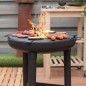 RedFire Feuerschale mit Grill Schwarz Stahl RedFire Feuerschale mit Grill Schwarz Stahl