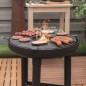 RedFire Feuerschale mit Grill Schwarz Stahl RedFire Feuerschale mit Grill Schwarz Stahl