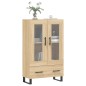 vidaXL Highboard Sonoma-Eiche 69,5x31x115 cm Holzwerkstoff vidaXL Highboard Sonoma-Eiche 69,5x31x115 cm Holzwerkstoff