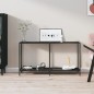 vidaXL Konsolentisch Schwarz 140x35x75,5 cm Hartglas vidaXL Konsolentisch Schwarz 140x35x75,5 cm Hartglas