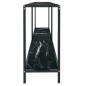 vidaXL Konsolentisch Schwarz 140x35x75,5 cm Hartglas vidaXL Konsolentisch Schwarz 140x35x75,5 cm Hartglas