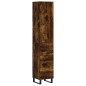 vidaXL Highboard Räuchereiche 34,5x34x180 cm Holzwerkstoff vidaXL Highboard Räuchereiche 34,5x34x180 cm Holzwerkstoff