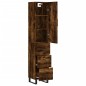 vidaXL Highboard Räuchereiche 34,5x34x180 cm Holzwerkstoff vidaXL Highboard Räuchereiche 34,5x34x180 cm Holzwerkstoff