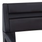 Bettgestell mit LED Schwarz Kunstleder 140×200 cm Bettgestell mit LED Schwarz Kunstleder 140×200 cm