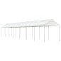 vidaXL Pavillon mit Dach Weiß 15,61x2,28x2,69 m Polyethylen vidaXL Pavillon mit Dach Weiß 15,61x2,28x2,69 m Polyethylen