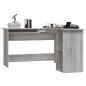vidaXL Eckschreibtisch Grau Sonoma 120x140x75 cm Holzwerkstoff vidaXL Eckschreibtisch Grau Sonoma 120x140x75 cm Holzwerkstoff