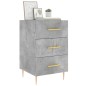 vidaXL Nachttisch Betongrau 40x40x66 cm Holzwerkstoff vidaXL Nachttisch Betongrau 40x40x66 cm Holzwerkstoff
