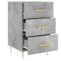 vidaXL Nachttisch Betongrau 40x40x66 cm Holzwerkstoff vidaXL Nachttisch Betongrau 40x40x66 cm Holzwerkstoff