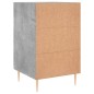 vidaXL Nachttisch Betongrau 40x40x66 cm Holzwerkstoff vidaXL Nachttisch Betongrau 40x40x66 cm Holzwerkstoff