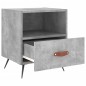 vidaXL Nachttisch Betongrau 40x35x47,5 cm Holzwerkstoff vidaXL Nachttisch Betongrau 40x35x47,5 cm Holzwerkstoff
