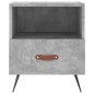 vidaXL Nachttisch Betongrau 40x35x47,5 cm Holzwerkstoff vidaXL Nachttisch Betongrau 40x35x47,5 cm Holzwerkstoff