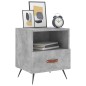 vidaXL Nachttisch Betongrau 40x35x47,5 cm Holzwerkstoff vidaXL Nachttisch Betongrau 40x35x47,5 cm Holzwerkstoff