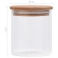 vidaXL Vorratsgläser mit Bambusdeckel 10 Stk. 600 ml vidaXL Vorratsgläser mit Bambusdeckel 10 Stk. 600 ml