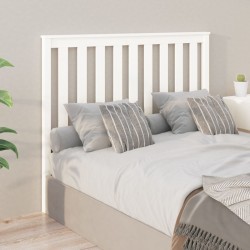 vidaXL Kopfteil Weiß 126x6x101 cm Massivholz Kiefer