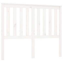 vidaXL Kopfteil Weiß 126x6x101 cm Massivholz Kiefer