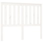 vidaXL Kopfteil Weiß 126x6x101 cm Massivholz Kiefer