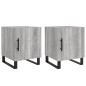 vidaXL Nachttische 2 Stk. Grau Sonoma 40x40x50 cm Holzwerkstoff vidaXL Nachttische 2 Stk. Grau Sonoma 40x40x50 cm Holzwerkstoff