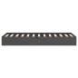 vidaXL Massivholzbett Grau 75x190 cm vidaXL Massivholzbett Grau 75x190 cm
