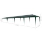 vidaXL Partyzelt 3x12 m PE Grün vidaXL Partyzelt 3x12 m PE Grün